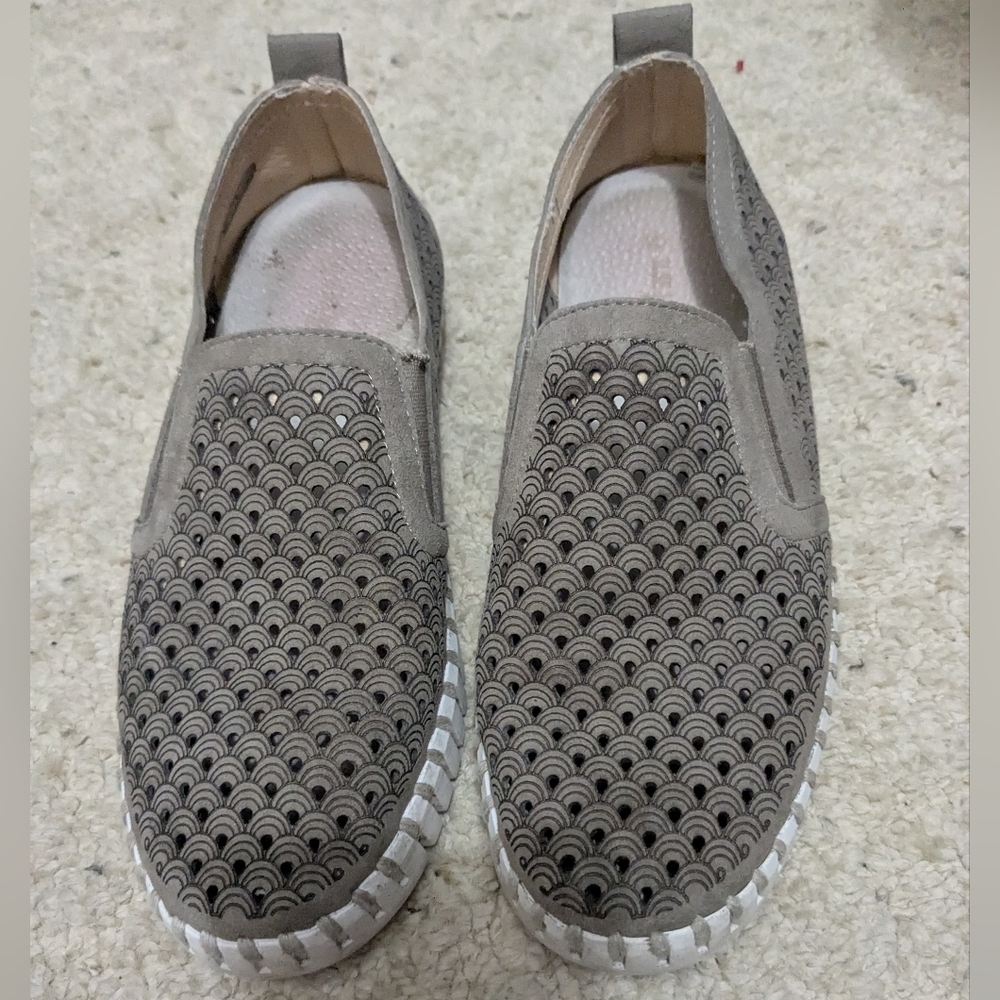 Steve Madden Odonna women's size EU38gray fabric casual slipon lightweight shoes - Picture 1 of 5